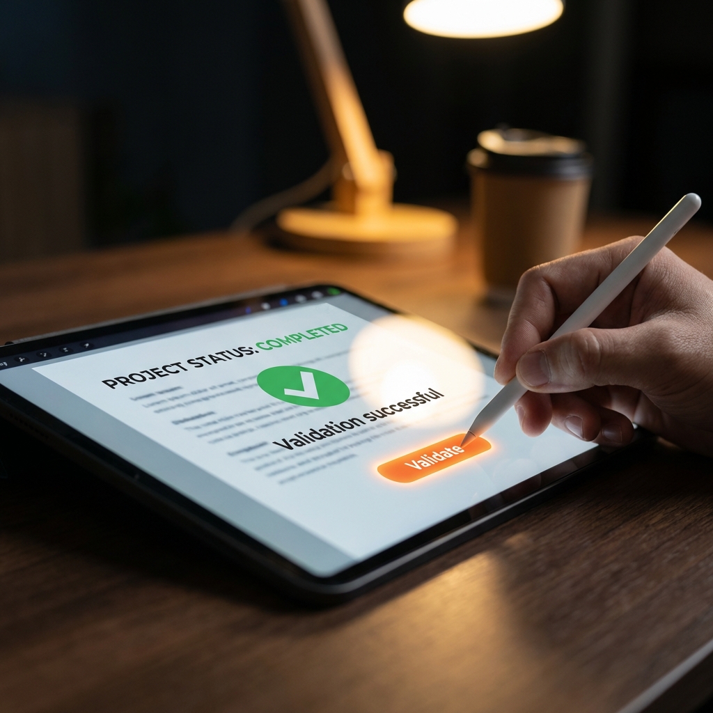 Validation du projet